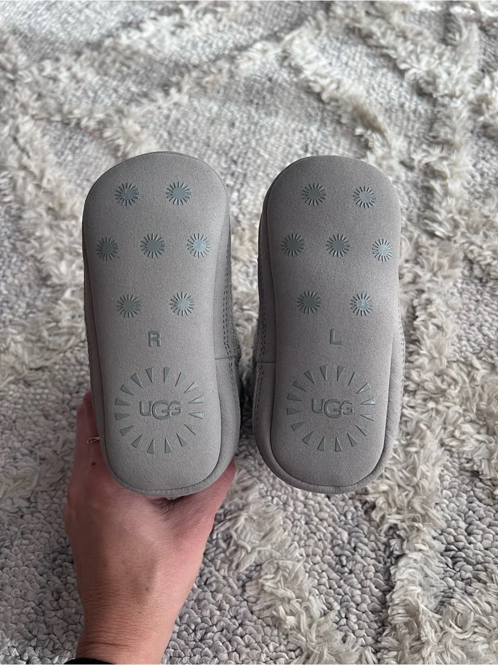 UGG Baby Skylar Booties in grey